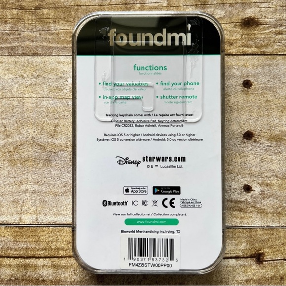 Foundmi Star Wars Bluetooth Tracking Keychain - Picture 2 of 7